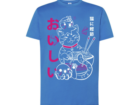 Camiseta-Oishii blue