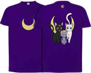 Camiseta Los gatos de Sailor Moon