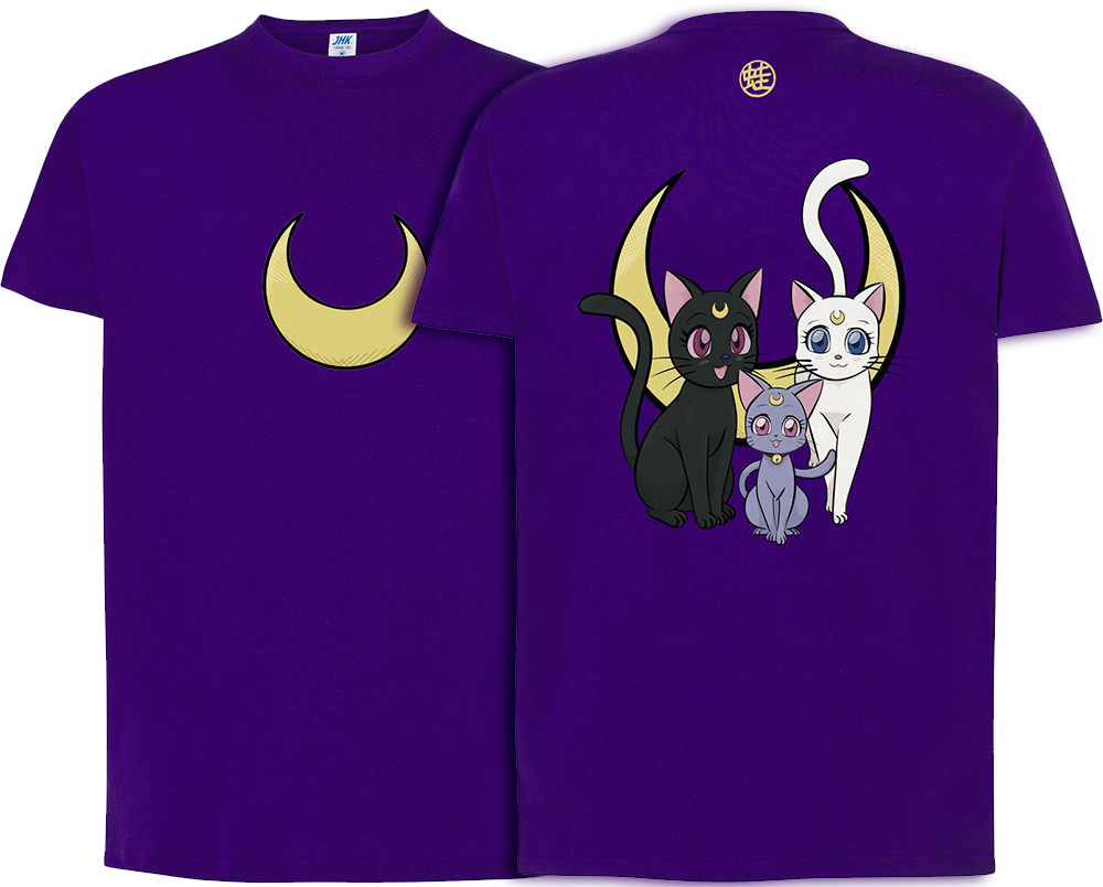 Camiseta Los gatos de Sailor Moon